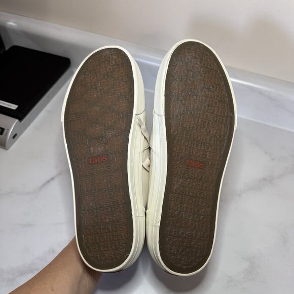 Taos Women’s Super Soul Sneaker Size 8 Natural Distressed Canvas Shoe No Insoles - Picture 9 of 12